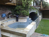 Medence szerkezet építés: Szigliget